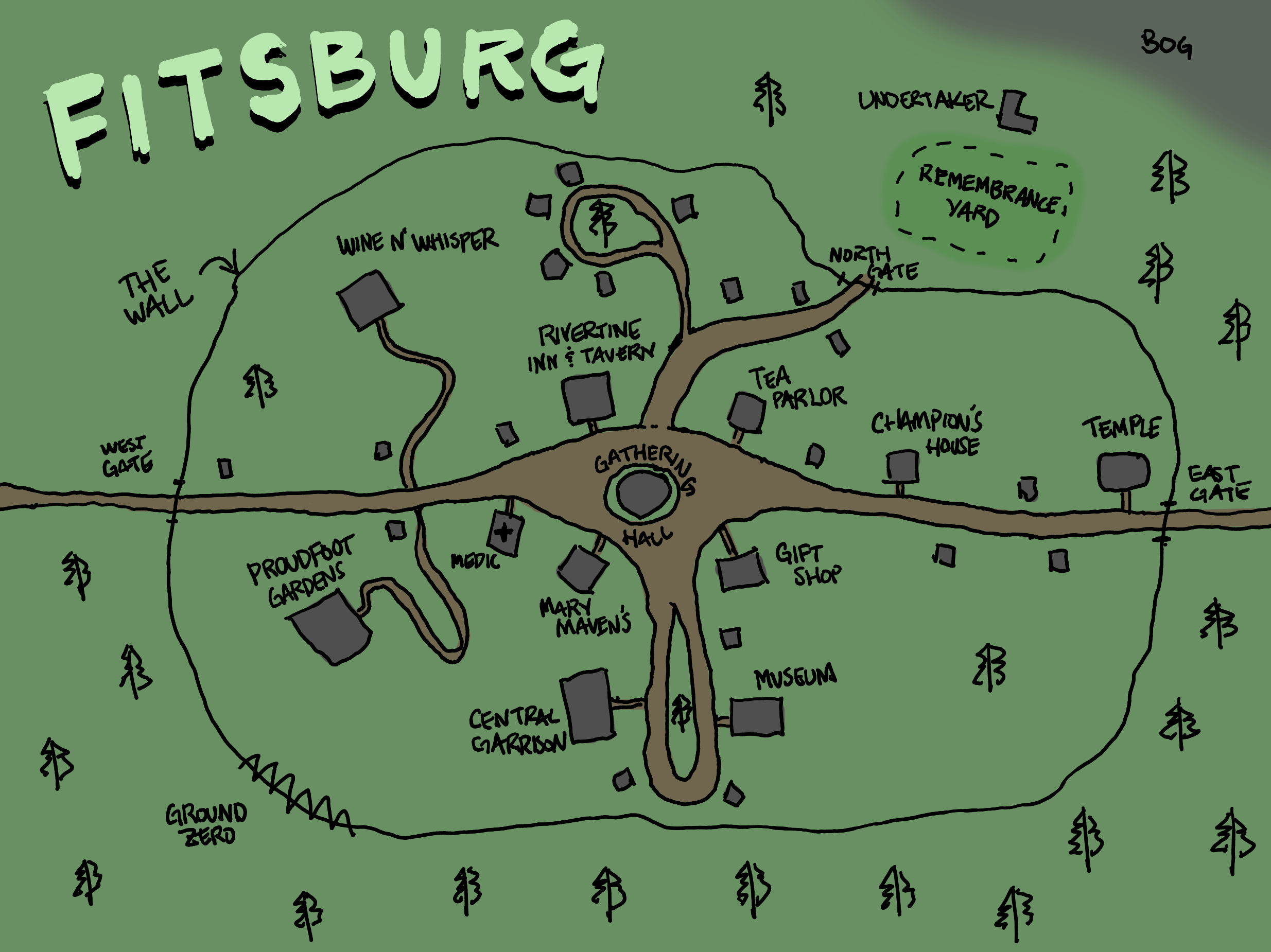 Map of Fitsburg
